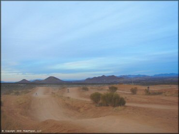 Motorcycle at Nomads MX Track OHV Area