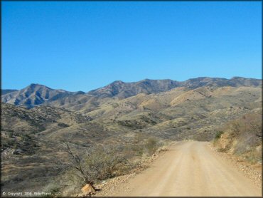 Scenic view at Mt. Lemmon Control Road Trail