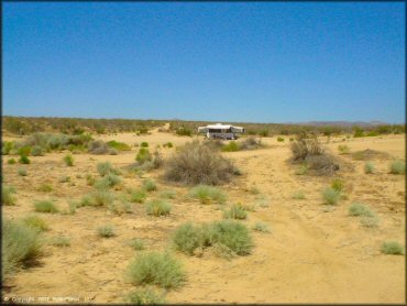 RV Trailer Staging Area and Camping at Dove Springs Trail