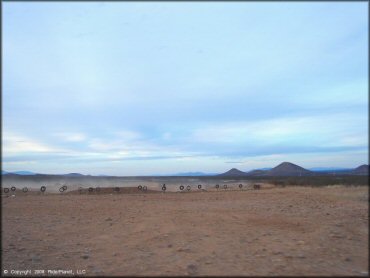 RV Trailer Staging Area and Camping at Nomads MX Track OHV Area