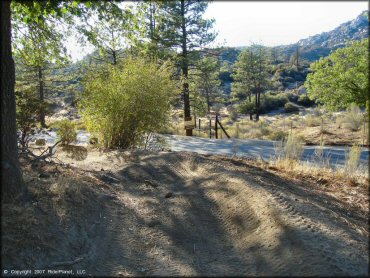 Terrain example at Lake Arrowhead Trail