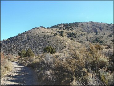 Terrain example at Washoe Valley Jumbo Grade OHV Area