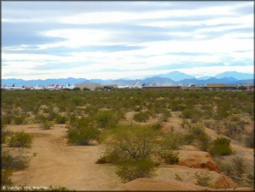 Scenic view at Pinal Airpark Trail