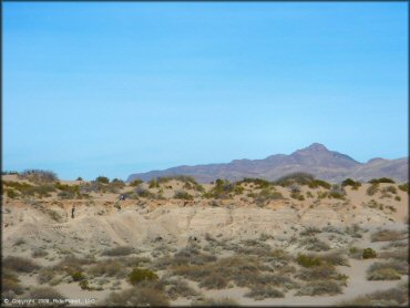 Scenic view of Hot Well Dunes OHV Area