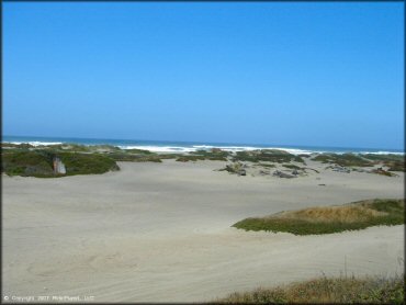 Scenic view of Samoa Sand Dunes OHV Area