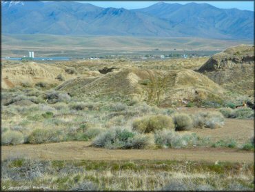 Scenic view of Jungo Pits Trail