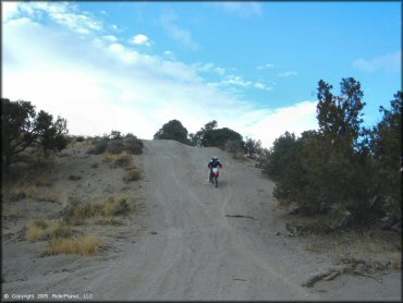 Honda CRF Off-Road Bike at Mount Seigel OHV Trails