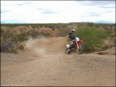 Honda CRF Dirtbike at Pinal Airpark Trail
