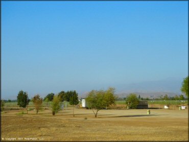 RV Trailer Staging Area and Camping at Porterville OHV Park Track