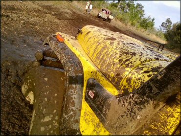 4x4 getting wet at Hardrock Cycle Park OHV Area