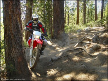 Honda CRF Dirt Bike at Lower Blue Lake Trail