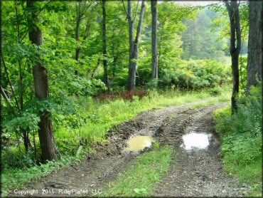 Example of terrain at Copper Ridge ATV Trails