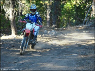 Honda CRF Dirt Bike at Black Springs OHV Network Trail