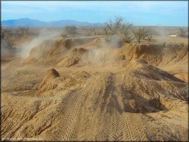 Example of terrain at St. David Pits Trail