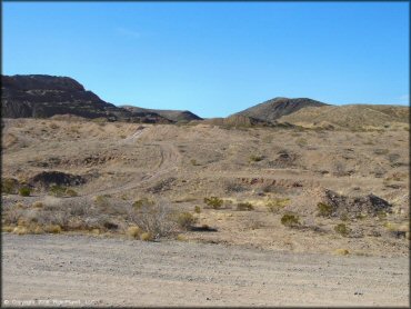 Scenic view of Robledo Mountains OHV Trail System