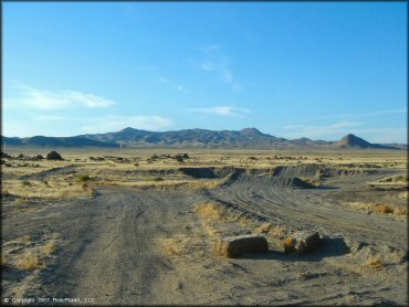 A trail at Lovelock MX OHV Area