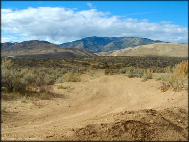 Example of terrain at Sunridge Track OHV Area