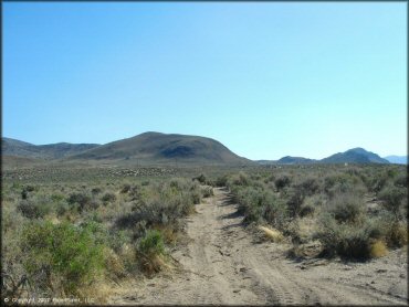Example of terrain at Mullen Creek Trail
