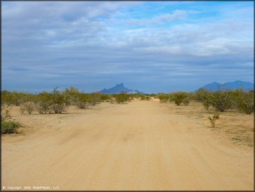 A trail at Pinal Airpark Trail