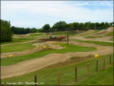 Example of terrain at Area 51 Motocross OHV Area