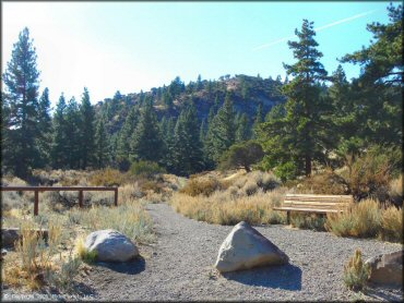 Some amenities at Timberline Road Trail