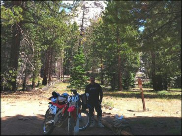 Honda CRF Motorbike at Kennedy Meadows Trail