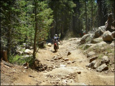 Honda CRF Motorcycle at Lower Blue Lake Trail
