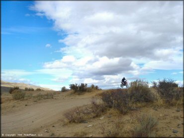 Motorcycle at Sunridge Track OHV Area