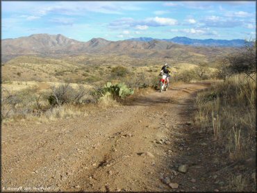 Honda CRF Off-Road Bike at Santa Rita OHV Routes Trail
