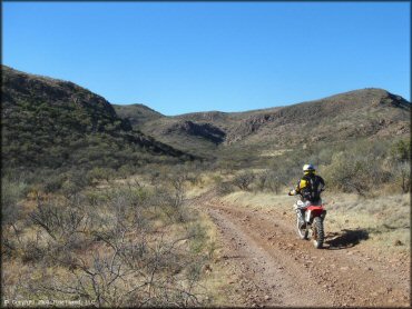 Honda CRF Trail Bike at Red Springs Trail