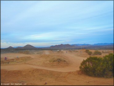 Motorcycle at Nomads MX Track OHV Area