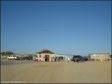 RV Trailer Staging Area and Camping at Oceano Dunes SVRA Dune Area