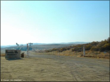 RV Trailer Staging Area and Camping at Honolulu Hills Raceway OHV Area