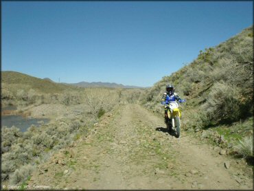 Girl riding a OHV at Eldorado Canyon Trail
