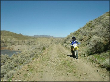 Woman on a OHV at Eldorado Canyon Trail