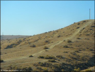 Some terrain at Honolulu Hills Raceway OHV Area