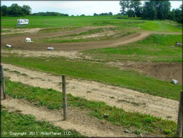 Example of terrain at Pavilion MX OHV Area