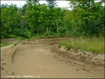 Example of terrain at Area 51 Motocross OHV Area