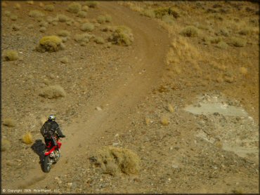 Honda CRF Motorcycle at Mount Seigel OHV Trails