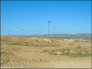 A trail at Carlin MX Track