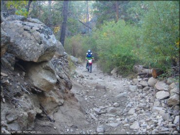 Honda CRF Dirt Bike at Lake Arrowhead Trail