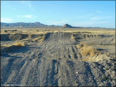 A trail at Lovelock MX OHV Area