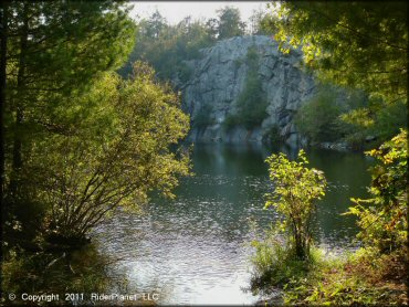Scenic view at Freetown-Fall River State Forest Trail