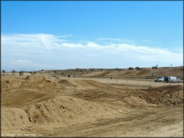 Example of terrain at Competitive Edge MX Park Track