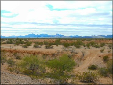 Scenic view of Pinal Airpark Trail