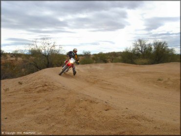 Honda CRF Motorcycle at Pinal Airpark Trail