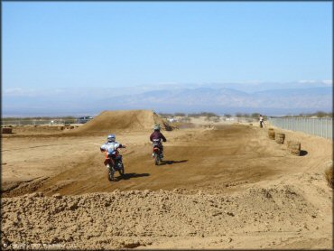 Honda CRF Dirtbike at Cal City MX Park OHV Area