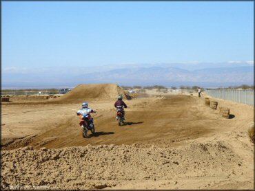 Honda CRF Dirt Bike at Cal City MX Park OHV Area