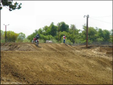 Honda CRF Motorcycle at Milestone Ranch MX Park Track