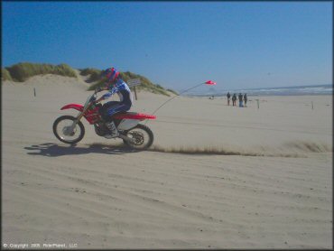 Honda CRF Motorcycle at Sand Lake Dune Area